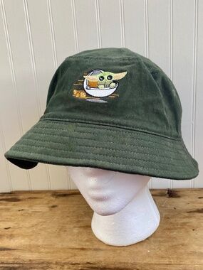 Kids' Star Wars Dark Green Bucket Hat. Summer, Beach, Hiking, Outdoor